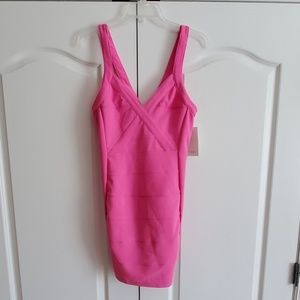 SOLD. Tobi pink bodycon dress NWT